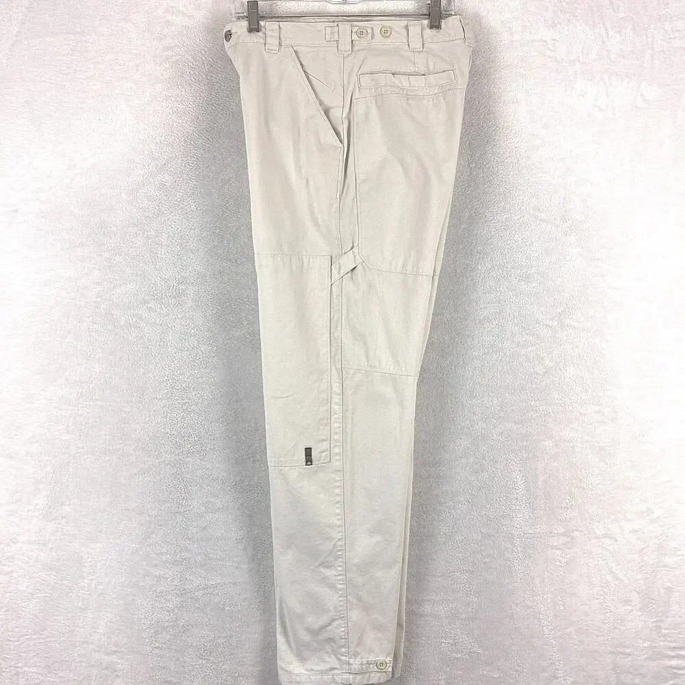 VTG Nike ACG Pants Mens 30 Khaki Double Knee Workwear Utility Hiking Skate Y2K
